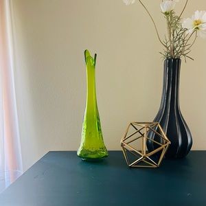 Kanawha Green 13” Swung Vase